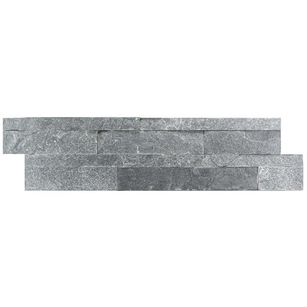 Grote foto natuursteen strips wandbekleding leisteen silver grey 0 63m doe het zelf en verbouw tegels