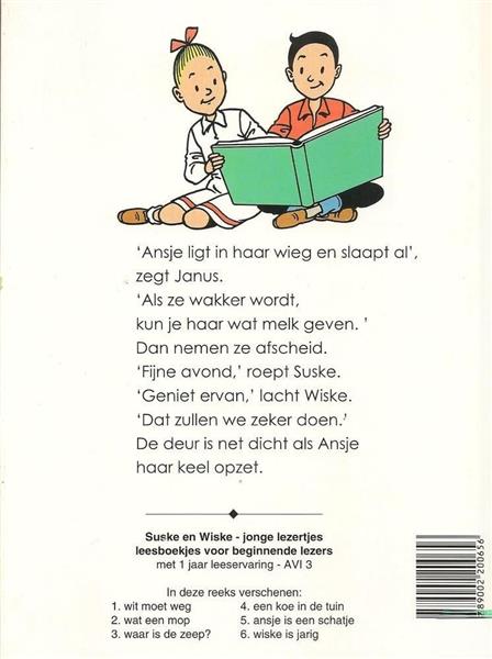 Grote foto ansje is een schatje suske en wiske 5 boeken jeugd 13 jaar en ouder