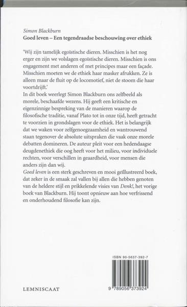 Grote foto goed leven lemniscaat levende filosofie boeken overige boeken