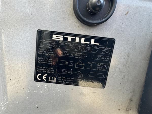Grote foto vs 22104 elektrische triplex heftruck still rx20 20 vorkenspreider agrarisch heftrucks