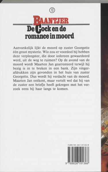 Grote foto de cock en de romance in moord baantjer 10 boeken thrillers