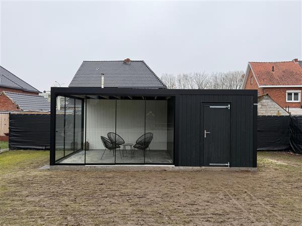 Grote foto maatwerk aluminium tuinhuis type allure tuin en terras tuinhuisjes en blokhutten
