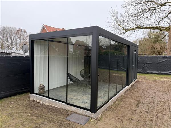 Grote foto maatwerk aluminium tuinhuis type allure tuin en terras tuinhuisjes en blokhutten
