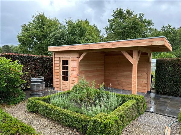 Grote foto maatwerk douglas houten bijgebouwen. tuin en terras tuinhuisjes en blokhutten