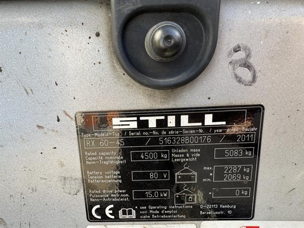 Grote foto vs 22110 elektrische duplex heftruck still rx60 45 vorkenspreider agrarisch heftrucks
