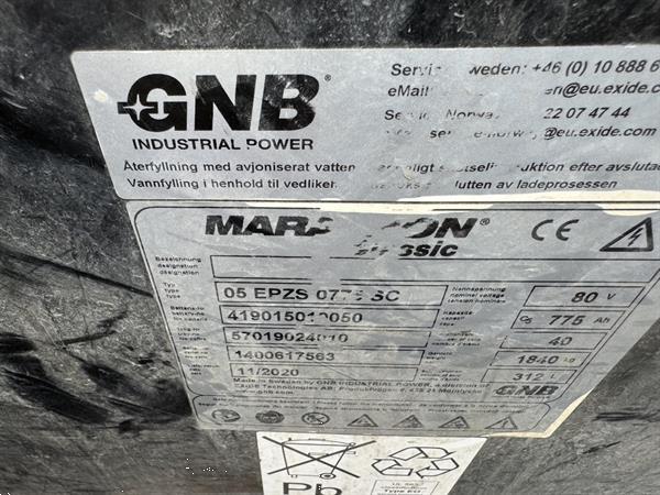 Grote foto vs 22115 elektrische triplex 3 ton heftruck jungheinrich efg 430k agrarisch heftrucks