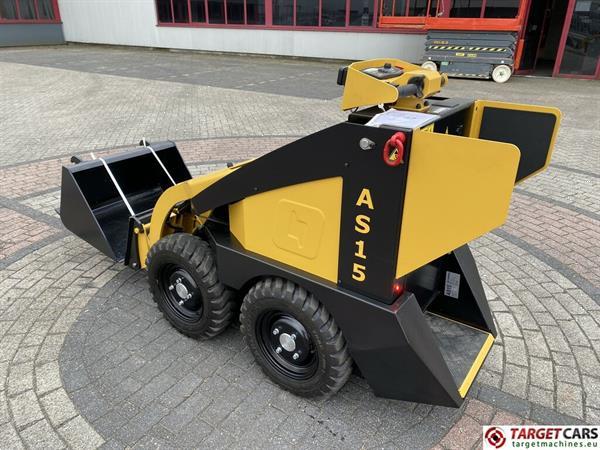 Grote foto conmeq as15 mini skid steer electric wheel loader 4x4 agrarisch shovels