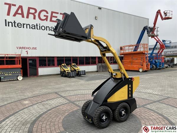 Grote foto conmeq as15 mini skid steer electric wheel loader 4x4 agrarisch shovels
