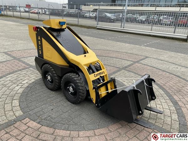 Grote foto conmeq as15 mini skid steer electric wheel loader 4x4 agrarisch shovels