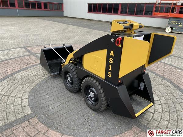 Grote foto conmeq as15 mini skid steer electric wheel loader 4x4 agrarisch shovels