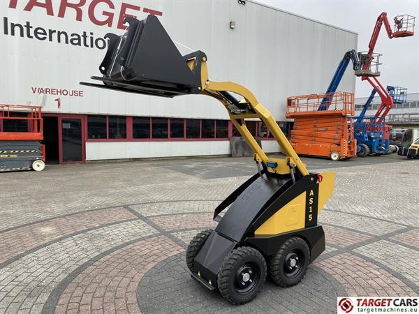 Grote foto conmeq as15 mini skid steer electric wheel loader 4x4 agrarisch shovels