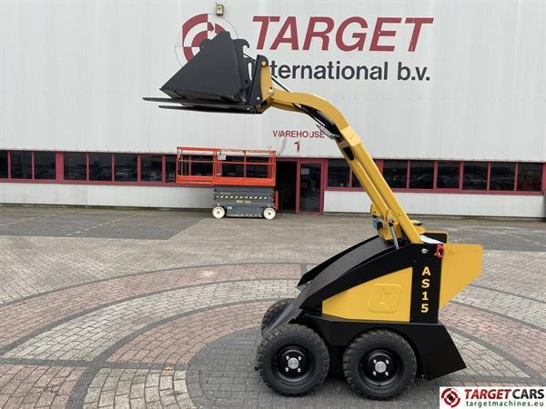 Grote foto conmeq as15 mini skid steer electric wheel loader 4x4 agrarisch shovels