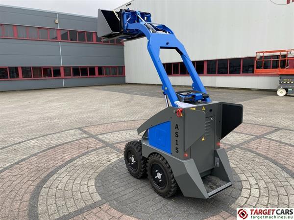 Grote foto conmeq as15 mini skid steer electric wheel loader 4x4 agrarisch shovels