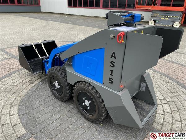Grote foto conmeq as15 mini skid steer electric wheel loader 4x4 agrarisch shovels