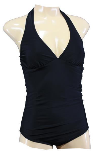 Grote foto aloha beachwear 1950 bathingsuit in black in large. kleding dames badmode en zwemkleding