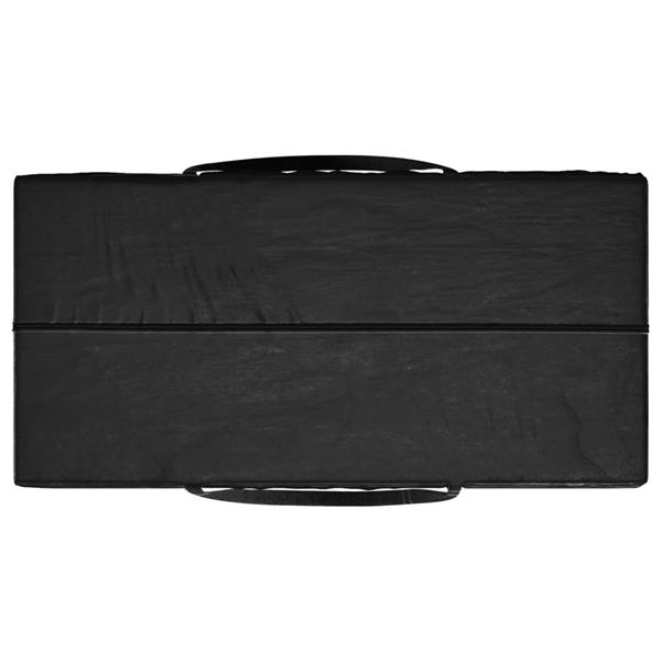 Grote foto vidaxl opbergtas voor tuinkussens 150x75x75 cm polyetheen zwart tuin en terras tuinmeubelen