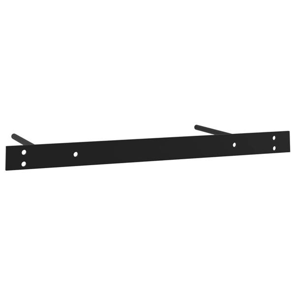 Grote foto vidaxl wandschap met lade zwevend 80x25x8 cm zwart huis en inrichting woningdecoratie