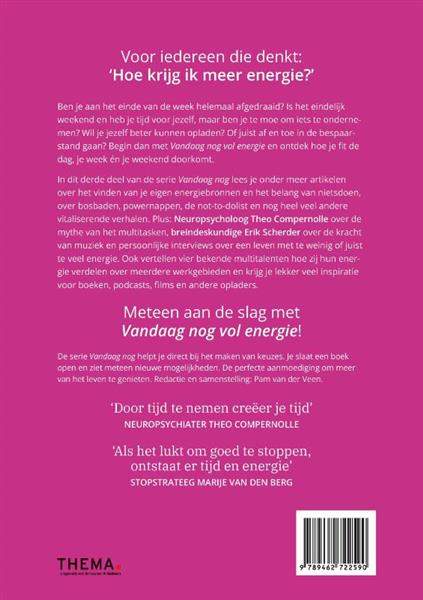 Grote foto vandaag nog vol energie vandaag nog... boeken psychologie