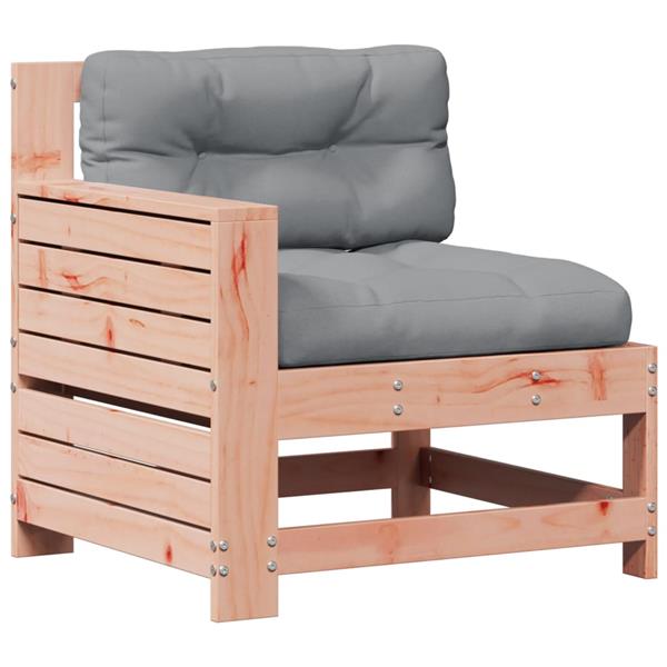 Grote foto vidaxl 4 delige loungeset met kussens massief douglashout tuin en terras tuinmeubelen