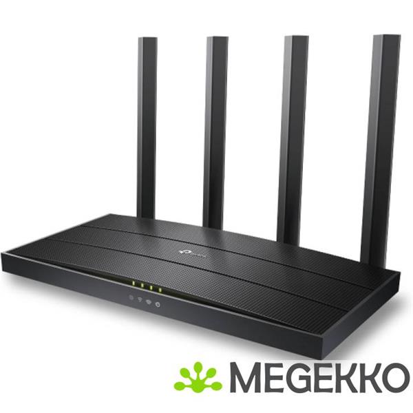 Grote foto tp link archer ax12 draadloze router fast ethernet tri band zwart computers en software netwerkkaarten routers en switches
