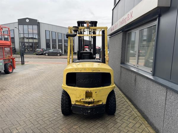 Grote foto heftruck hyster h4.50xm duplo 400 sideshift forkpositioner perkins diesel agrarisch heftrucks