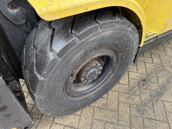 Grote foto heftruck hyster h4.50xm duplo 400 sideshift forkpositioner perkins diesel agrarisch heftrucks