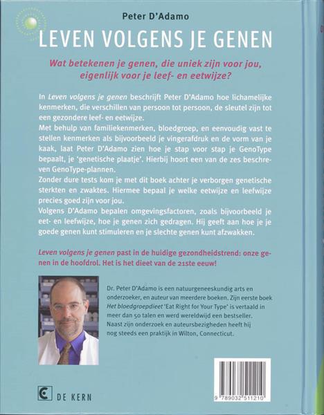 Grote foto leven volgens je genen boeken kookboeken