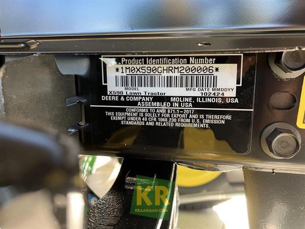 Grote foto john deere x590 692209 agrarisch akkerbouw