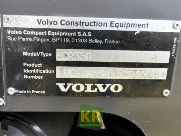 Grote foto volvo ecr 35 d 688831 agrarisch akkerbouw