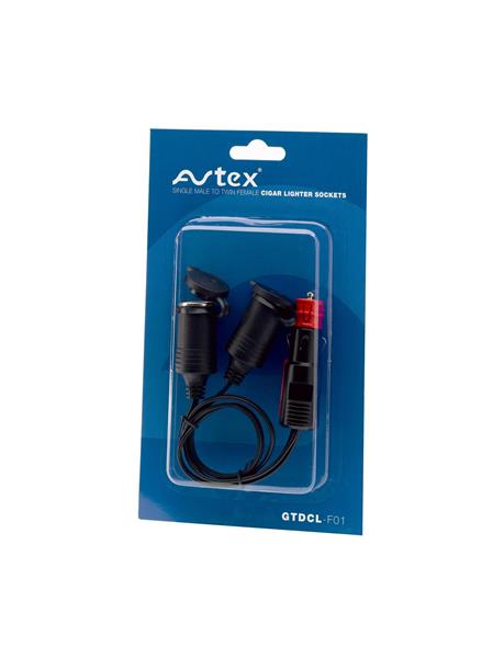 Grote foto avtex 12v lighter sockets twin verloop auto onderdelen overige auto onderdelen