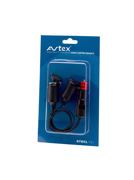 Grote foto avtex 12v lighter sockets twin verloop auto onderdelen overige auto onderdelen