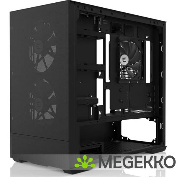 Grote foto zalman p30 air black mini tower zwart computers en software behuizingen en kasten