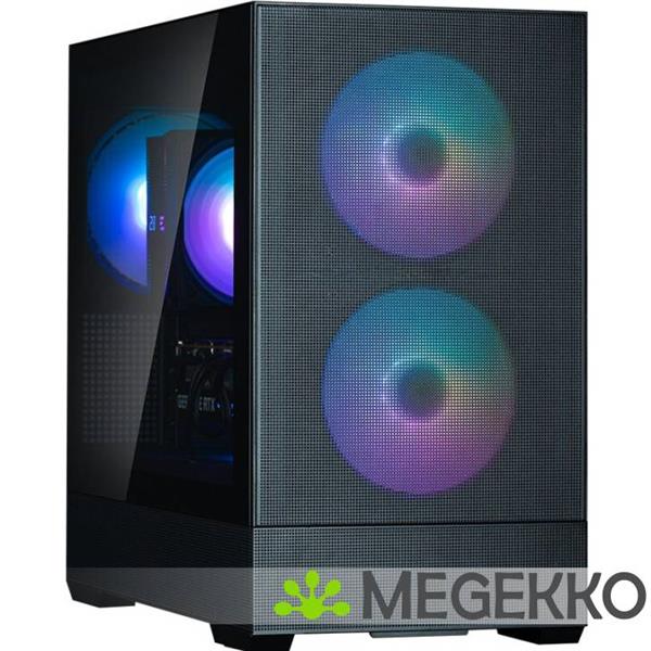 Grote foto zalman p30 air black mini tower zwart computers en software behuizingen en kasten
