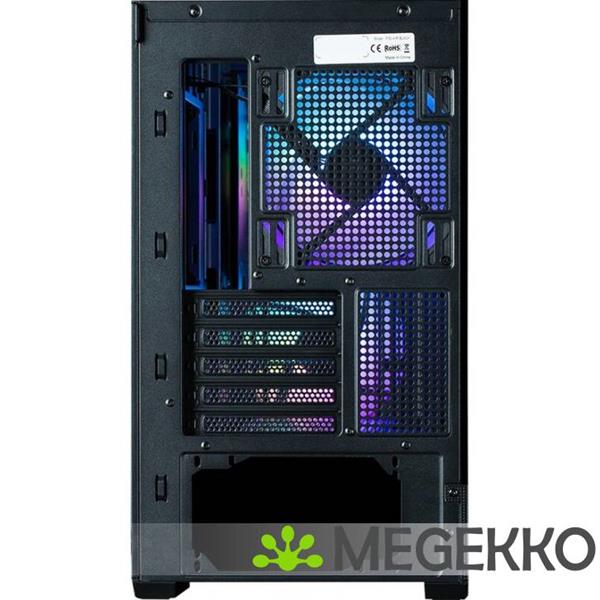 Grote foto zalman p30 air black mini tower zwart computers en software behuizingen en kasten
