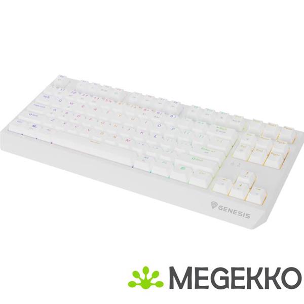 Grote foto genesis nkg 2165 thor 230 tkl gaming toetsenbord usb rf wireless bluetooth in wit computers en software toetsenborden