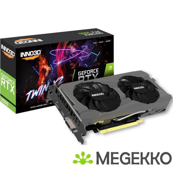 Grote foto inno3d geforce rtx 3050 twin x2 v2 8gb computers en software videokaarten