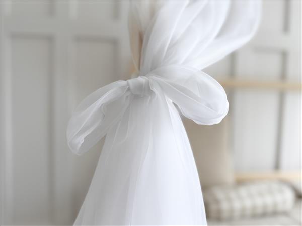 Grote foto tule klamboe voor bedhuis type a wit kinderen en baby complete kinderkamers