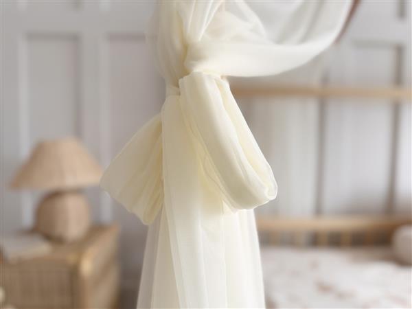 Grote foto tule klamboe voor bedhuis type a wit kinderen en baby complete kinderkamers
