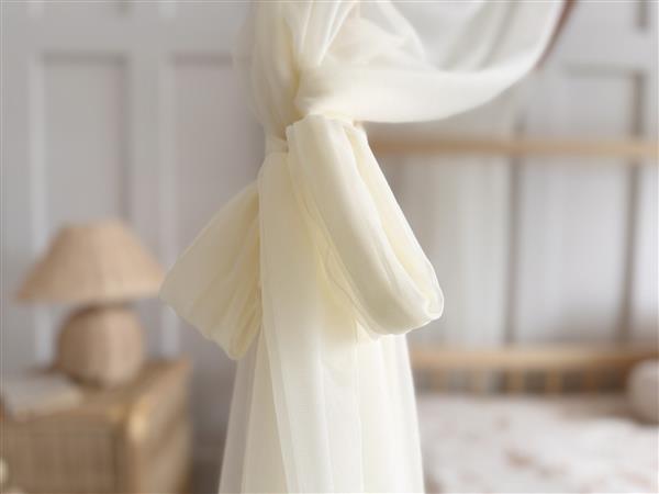 Grote foto tule klamboe voor bedhuis type a wit kinderen en baby complete kinderkamers