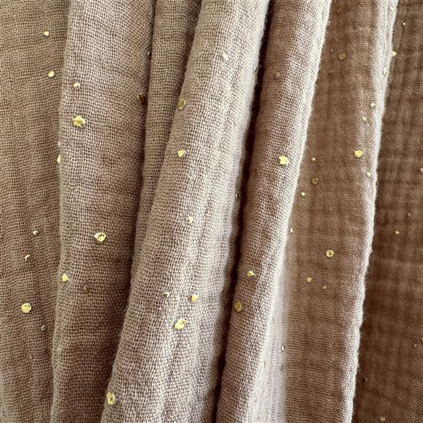 Grote foto mousseline klamboe met details voor bedhuis type b wit met gouden sterren kinderen en baby complete kinderkamers