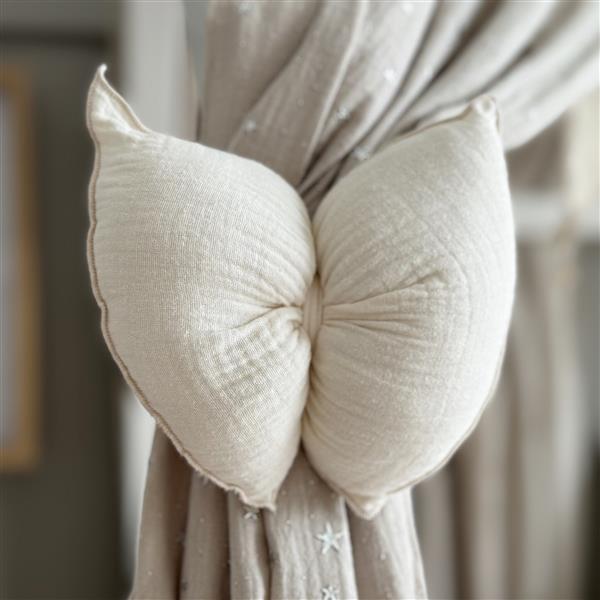 Grote foto mousseline klamboe met details voor bedhuis type a wit met gouden sterren kinderen en baby complete kinderkamers