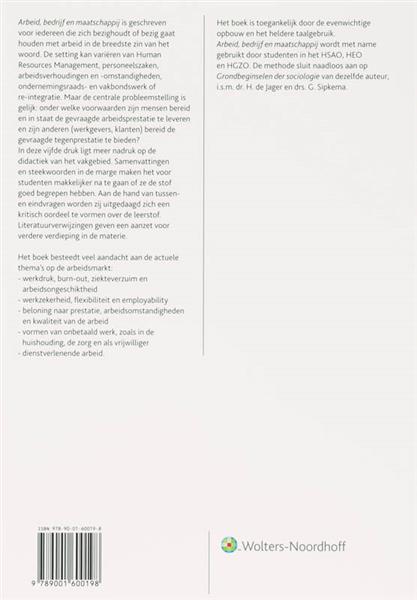 Grote foto arbeid bedrijf en maatschappij boeken wetenschap