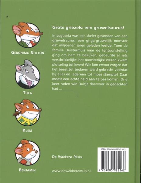 Grote foto grote griezels een gruwelsaurus geronimo stilton boeken jeugd 13 jaar en ouder