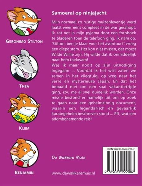 Grote foto samoerai op ninjajacht geronimo stilton 57 boeken jeugd 13 jaar en ouder