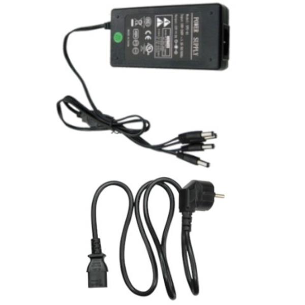 Grote foto 12 volt 2a camera adapter 4 aansluitingen dc12v2a 4p audio tv en foto videobewakingsapparatuur