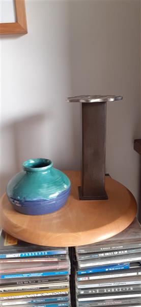 Grote foto 2 pracht stukken keramiek. antiek en kunst keramiek en aardewerk
