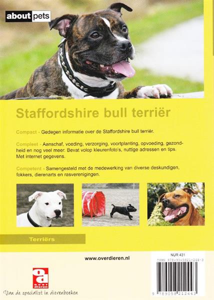 Grote foto de staffordshire bull terrier over dieren 185 boeken hobby en vrije tijd