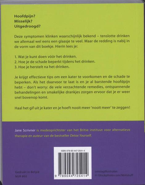 Grote foto de beste anti kater tips boeken kookboeken