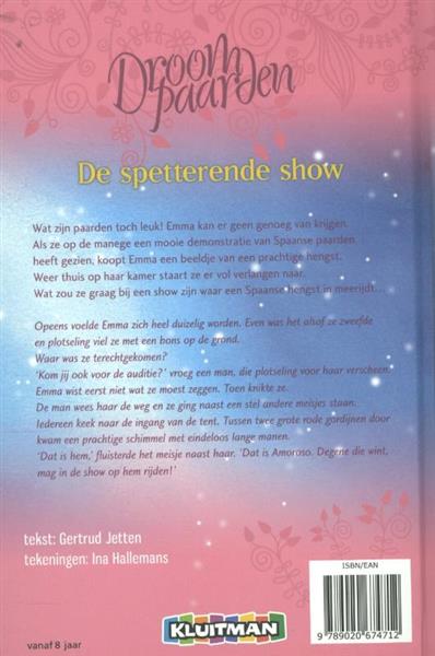Grote foto de spetterende show droompaarden boeken jeugd 13 jaar en ouder