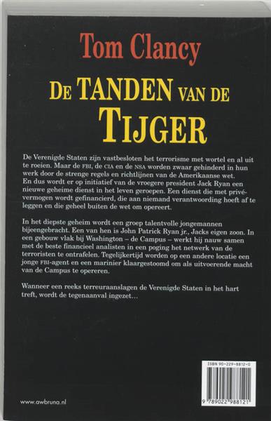 Grote foto de tanden van de tijger jack ryan co 12 boeken thrillers